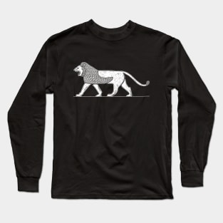 Babylonian Striding Lion from the Ishtar Gate Long Sleeve T-Shirt